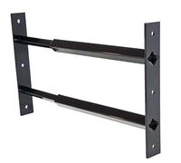 Barreau télescopique - 2 barreaux 30 à 55cm - noir