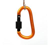 Barreaux de mains de bain, Aluminum Carabiner D Shape Hanging Buckle With Lock Backpack Buckle Key Ring Snap Claw Outdoor Travel Camping Hiking Accessories(Hd911orange)