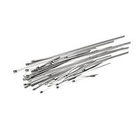 Barreaux de mains de bain, Attaches de câble, attaches zippées 100 pièces attache de câble en acier inoxydable Multi(350mm)