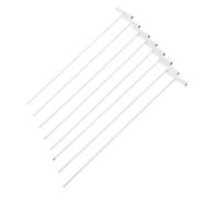 Barreaux de Porte de Cage en Fer Blanc Lot de 8 pour Pigeon