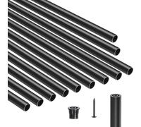 Barreaux de rampe d'escalier SucceBuy - Pack de 101, broches en aluminium de 36 pouces avec vis et capuchons de rampes