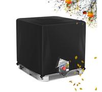Barrel Cover, Waterproof 1000l Tote Abrasion Resistant Container Covering | for Strong Winds Resistance Well Lawn Patio Rain