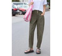 Barrel Leg pantalon look délavé