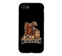 Barrel Racing Transformer Le Chaos en trèfle drôle Cowgirl H Coque pour iPhone SE (2020) / 7/8