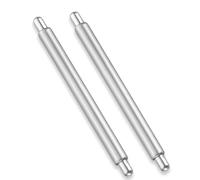 Barres à ressort compatibles avec Garmin | 20 mm, 22 mm, 26 mm | Corps de 2,3 mm d'épaisseur | Embout XL 1,6 mm | Acier inoxydable antirouille | Broches de bracelet de montre de rechange pour Fenix