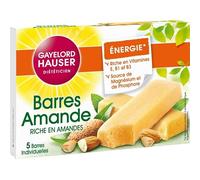 BARRES AMANDES 125G, GAYELORD HAUSER, LOT DE 3
