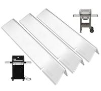 Barres aromatisantes 3400301 pour Weber Spirit GS4 Spirit II/I 200 SER E215 S210 E220 Accessoires de barbecue Webber Spirit 2 pièces de rechange 7635 67045 69796 GS4 38,9 cm en acier inoxydable 304