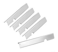 Barres aromatisantes pour barbecue à gaz Weber II série 300, 5 pièces en acier inoxydable pour une saveur améliorée (argent)