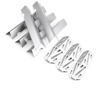 Barres aromatisantes QuliMetal 66795 et d flecteur de chaleur 66040 pour Weber Genesis II 300 LX S rie 300 Genesis II E310 E315 S335 G