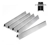 Barres aromatisantes QuliMetal SUS304 17,5 pouces pour barbecues Weber Genesis E-310 E-330 Genesis s rie 300 avec boutons de commande avant (2011
