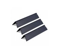 Barres cache-brûleurs lot de 3 en acier émaillé longueur 390 mm pour Weber Spirit I et II série 200 déflecteurs de graisse
