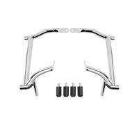 Barres Cage Crash Moto pour Touring pour Street Electra Glide Road King 2009-2024 Cadre Protection Moteur Moto Pare-Chocs Barre Sécurité Sacoche De Selle Boîte Latérale(Le Noir)
