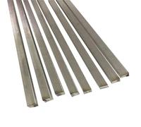 Barres carrées en acier inoxydable 304, 6 mm 8 10 12 14 15 16 18 20 mm de long, tige carrée solide en métal, arbre linéaire (16 x 16 x 500 mm)