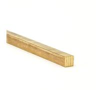 Barres carrées en laiton 10 x 10 mm x 100 mm