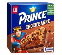 Barres Céréales Prince Choco Barre Chocolat LU - La boîte de 6 barres - 125g Lot De 4 - Par Lot