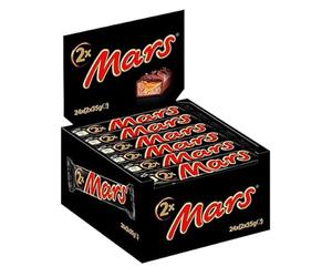 Barres chocolatées Mars en paquet 2 24x70g Mars 1680g