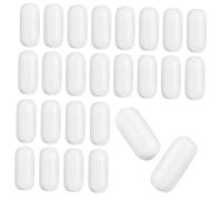 Barres D’agitation Magnétique en Ptfe Blanc Micro, Lot de 25