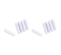 Barres D'agitation en PTFE Blanc, 7x30mm, Agitateur de Laboratoire, Spinner de Laboratoire Anti-puces pour Mélangeur Magnétique, 10 Pièces