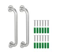 Barres d'appui de salle de bain main courante murale 30 cm 200 kg 320 g inox