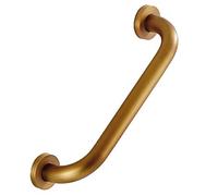 Barres d'Appui en Acier Inoxydable Dorée Murale Porte-Serviette,Sécurité Grab Bar dans Salle de bain WC(Or,30cm)