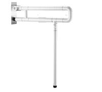 Barres d'appui en acier inoxydable for articles de salle bain, poignée douche, toilette, main, Rail Support, baignoires d'aide aux Patients Pour Handicapé Seniors(White A)