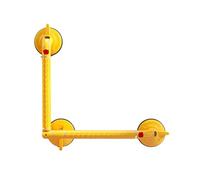 Barres D'appui for Salle De Bain, Rampes À Ventouse En Forme De L, Rampes De Support De Sécurité, Installation Et Démontage Sans Perforation(Yellow,50cm)