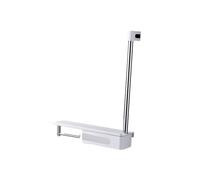 Barres D'appui For Toilettes Et Douches, Poignées De Sécurité Murales En Acier Inoxydable Avec Étagères, For Personnes Âgées