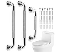 Barres d'appui pour douche | Poignée de support antidérapante | 3 pièces pour salle de bain et toilettes | pour personnes âgées handicapées adultes handicapés quotidienne escalier, couloir