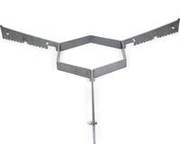 Barres d'appui pour toutes les plaques de cuisson de 80 cm - assure une aération suffisante et un maintien sûr