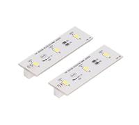 Barres De Bande Lumineuse LED Pour Réfrigérateur, 2 Pièces, Barres LED De Remplacement Pour Congélateur DC 12V, Pièce De Réparation Pour éclairage Intérieur du Réfrigérateur