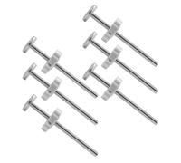 Barres de broche Baby Gate | Rallonge de barrière de sécurité pour tout-petits | 6 pièces Babygate Pièces pour intérieur et extérieur Couloir Escalier Porte Garage Balcon Sous-sol Coin Terrasse