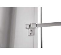 Barres de cafétéria argent chromé mat 125-225 cm