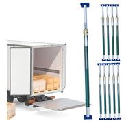 Barres de chargement à cliquet robustes - Barres de verrouillage de charge réglables pour benne de camion, fourgonnette et semi-remorque, poteaux de support télescopiques (lot de 10, 1,3 à 1,7 m)