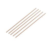 Barres de cuivre T2 fines for support de maquettes 495 mm, tiges de cuivre rouge, bandes circulaires, tiges métalliques rondes et solides for bricolage(1.5x495mm)