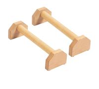 Barres de Dips Paire de supports pompes en bois, barres parallèles, for poirier, aides à l'exercice, entraîneurs massif(30cm-2Pcs)