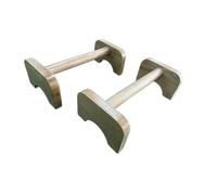 Barres de Dips Support de gymnastique for appui renversé Équipement Parallettes en bois Barres pompes solides