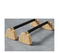 Barres de Dips Support de pompes, barres simples et parallèles en bois, support inversé, équipement musculation massif(50cm)