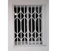 Barres De Fenêtre Pliables Gardes De Sécurité pour Enfants Animaux Domestiques Protections De Garde-Corps De Fenêtre Anti-effraction Commerciales Cadre Tout en Alum, Wide X Height, 36x64in/91x163cm