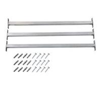 Barres de fenêtre réglables de sécurité 3 pcs 710 1200 mm argenté G