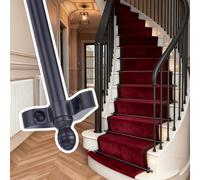 Barres de Fixation pour Tapis d'escalier, Barres antidérapantes en Laiton pour marches d'escalier, Supports de Tension pour Tapis de Couloir pour escaliers de Villas, hôtels et musées, lot d