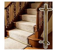 Barres De Fixation Pour Tapis D'Escalier Commercial - Lot De 12 Barres De Pression En Laiton De 107 Cm (42 Po) Pour Hôtels, Lofts Et Clubs Privés - Barres De Fixation Décoratives Faciles À Démonter,