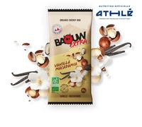 Baouw Barre énergétique bio Extra – Vanille, Macadamia – 50 g