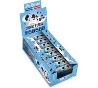Barres de nutrition protéines et vitamines EA Fit Cookies & Cream (x24) 49 g
