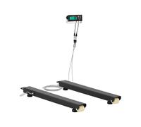 Barres de pesée - 2 500 kg / 0,5 kg - 100 x 10 cm - avec écran LCD externe | Steinberg Systems