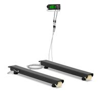 Barres de pesée - 3 500 kg / 0,5 kg - 100 x 10 cm - avec écran LCD externe | Steinberg Systems