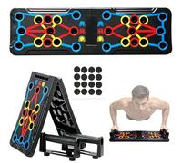 Barres de Pression Push Up Board pour Hommes, poignées Push-up Poignées de Pression Pliables Support de Barre de Poussée, Équipement d'entraînement Musculaire à la Poitrine à Domicile Cadeaux Hommes