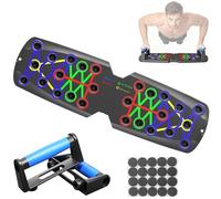 Barres de Pression Push Up Board pour Hommes, poignées Push-up Poignées de Pression Pliables Support de Barre de Poussée, Équipement d'entraînement Musculaire à la Poitrine à Domicile Cadeaux Hommes