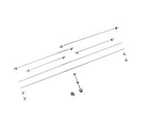 Barres de protection aluminium vitres pour VOLKSWAGEN Combi Bay Window (08/1967-07/1979) - Kit complet