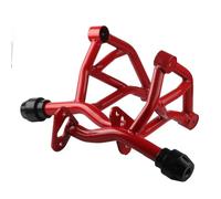 Barres De Protection De Moteur De Moto Cadre Cage De Cascade Pour Haojue Pour Suzuki Pour DR160 Pour DR160S Pour DR 160 S Pour DR 160S 150 Pour DR150 Moto Pare-Chocs(Rouge)