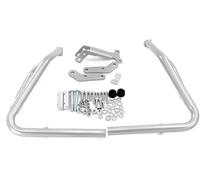 Barres de Protection Moto Protection de Pare-Chocs pour Moto pour XL750 pour TRANSALP 2023 2024 pour Protection Moteur Barre Cadre Barres carénage(Lower(Silver))